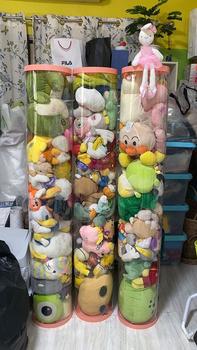 Product Review of ถังเก็บตุ๊กตาแบบใส ถังใสใส่ตุ๊กตา ที่เก็บตุ๊กตา ถังโชว์ตุ๊กตาแบบใหม่ ทรงกระบอกพลาสติก สำหรับใส่ตุ๊กตาเพื่อกันฝุ่น from ค**ม ʕ**っ 0