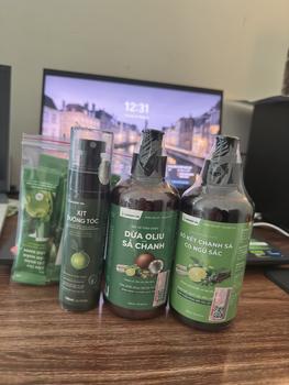 Product Review of Combo GỘI + XẢ  + XỊT ( Hỗ trợ mọc tóc, giảm gãy rụng, giúp tóc suôn mềm mượt, Lưu hương thơm from đ**p h** l** 0