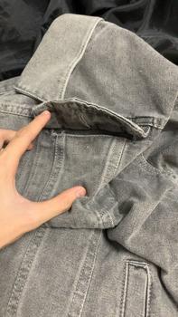 Product Review of FABULOUS Set Denim Gồm Áo Khoác Jean Form Unisex Và Quần Ống Rộng , Màu Đen/ Xám Cement Menswear Ong Có Túi from D**a n**g k**g g**u 0