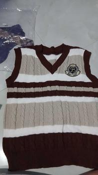 Product Review of Bộ Đồ Hai Mảnh Cho Nữ, Phong Cách Preppy Ngọt Ngào Nhật Bản, Màu Tương Phản, Áo Vest Dệt Kim Cổ Chữ V, Áo Sơ Mi Dài, Thích Hợp Cho Mùa Xuân Và Mùa Thu, Hàng Mới Về Women Nhung Jacket Top Pants Kem from G**e 0