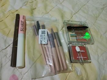 Product Review of 12PCS  BRUSH MAKEUP SET Eye Shadow Disk + Eyeliner + Makeup Brush + Powder Blusher from J**e 2