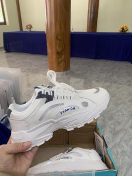 Product Review of giày nam tăng chiều cao 5cm lưới kết hợ da có phản quang sp 2002 Sneaker Cao Su Đế Bằng Shoes from L**家 ** 0