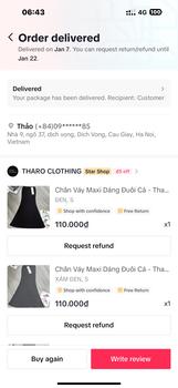 Product Review of Chân Váy Maxi Dáng Đuôi Cá - Tharo Clothing [VAY00026] from C**h 0