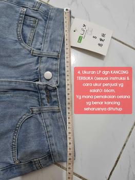 Product Review of Kulot Jeans High Waist Wanita Celana Panjang Denim Fashion CF P529 Biru Muda from n**b 0