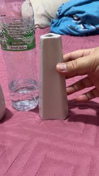 Product Review of แจกันเซรามิก แจกันมินิมอลสีขาว แจกันดอกไม้ แจกันสูง16cm. from ค**น 1