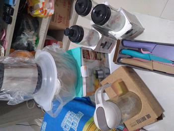 Product Review of YATT Combo Hemat Idul Adha Chopper Stainless 2Liter + Botol Bumbu 3pcs + Pisau Set 6in1 + Botol Minyak 630ml Mesin Penggiling from M**🥰 1