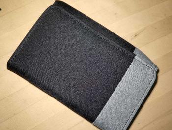 Product Review of 1PC Canvas Wallet Men's Multi Functional Short Student Small Money Clip Card Bag Minimalist Contrast Denim Three Fold Wallet from ŕ** 0