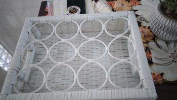 Product Review of Tempat Aqua Gelas Rotan Sintetis Isi 12 dengan Handle dan Tempat Sedotan from A**a 0