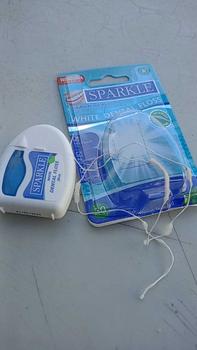 Product Review of Sparkle White Dental ไหมขัดฟัน สปาร์คเคิล เพื่อฟันขาว กลิ่นสเปียร์ มิ้นท์ ขนาด 30 เมตร from อ**ณ 0