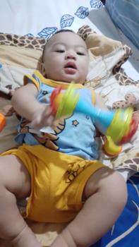 Product Review of 0 to 4 years old Unisex Clothes Terno Fashion Sando and Short Set SSFK-14 from j**y A**️ 2