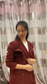 Product Review of Áo vest blazer nữ kèm hoa cài thiết kế Na’H store from A**m 2