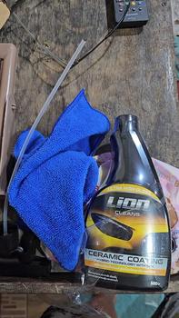 Product Review of Lion Cleans เคลือบสีรถ สูตรไฮบริดเซรามิกผสม SiO2 ขนาด 500ml ใช้กับทุกส่วนของรถ - Car รถยนต์ from T**n 0