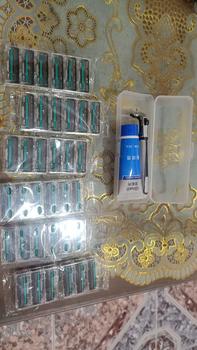 Product Review of COMBO DAO CẠO RÂU gồm 72 LƯỠI và 2 CÁN tặng kèm 2 GEL và 2 hộp đựng cán dao from M**n M** N**n 0