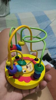 Product Review of Wooden Geometric Shape Puzzle Board Blocks for Kids with Colorful Graphics from @**e 0