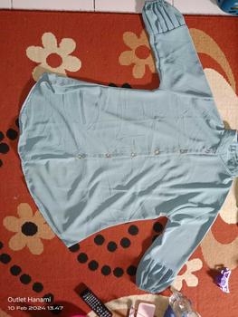 Product Review of ADELA Kemeja Tunik Crinkle Airflow by Sabilakiyowo Muslim Nyaman Panjang Atasan Kancing from H**a s**i 0