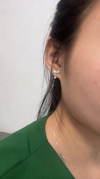 Product Review of Khuyên tai bạc KYDOPAL nơ đính đá cao cấp trang sức bạc nữ sang trọng 925 - PAL9B8K1 from l**h 0