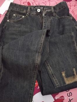 Product Review of YURI JEANS - (Vải QCCao Cấp) Quần Jeans Baggy Màu Dơ Bụi Rách Gối Chất Mền Mịn Dài94cm Nữ Pants from Đ** M** 1