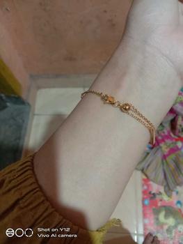 Product Review of THIQLA - Gelang Serut Wanita FASL - Gelang Kecil Tipis Mirip Gelang Emas Model 2025 - Gelang Aurel Mirip Gelang Titanium Wanita Anti Karat from h**i 2