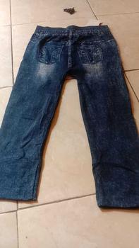 Product Review of Legging 7/8 ripped jeans/Legging fhashio/legging wanita Celana Nyaman from a**i a**y 2