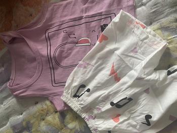 Product Review of Cute Cartoon Cotton Summer Korean Baby Boy Singlet Cloth Set Sleeveless + Pants | Baju Seluar Bayi Comel from A**✨ 0
