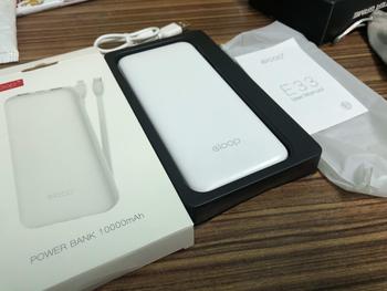 Product Review of [รับประกัน1ปี] Eloop E33 / E33 Line แบตสำรอง 10000mAh ชาร์จ 2.4A 12W Powerbank มีสายชาร์จในตัว Type C และ L-Cable พาวเวอร์แบงค์ เพาเวอร์แบงค์ ของแท้ 100% Power Bank from J** จ**บ ** 0