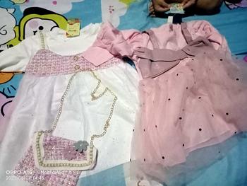 Product Review of 29-DRESS CANTIK ANAK PEREMPUAN 1-4 THN LENGAN PANJANG Gaun Cewek from V**7 0