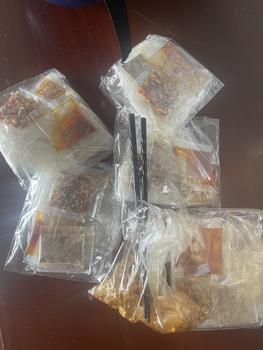 Product Review of (3 Bịch) Bánh Dẻo Sate Tỏi Bò Giòn Gói Ăn Vặt Snack Food from H** M** H**h 0