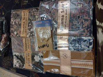 Product Review of PAKET USAHA HIJAB SEGI EMPAT UMAMA MOTIF 100 RIBU 6 PCS Logo Metal Voal Square Gold Muslim Kerudung Mewah Lembut Nyaman Cantik from I**n K**a ** 0