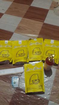 Product Review of Mabello 5 Pouch Minuman Serbuk Lemon   glutathione Drink/ Free Sabun Cair/Bubuk/ Powder from 🦌**✨ 1