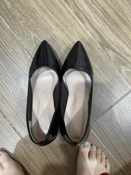 Product Review of Giày Cao Gót Nữ MŨI trơn Giày búp bê mũi nhọn nữ tính cao 5p và 7p - size 35 - size 40 mã Cotron Shoes from 🌸**m 0**🌻 0