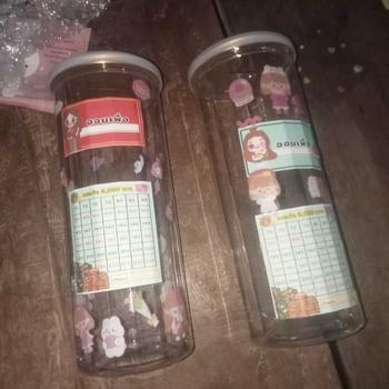 Product Review of ออมสินราคาพิเศษ(ไซส์ปกติ) แถมใบออมเงินและสติกเกอร์การ์ตูนรวม5ชิ้น กระปุกออมสิน  ฝา ดึง from ส**ะ 2
