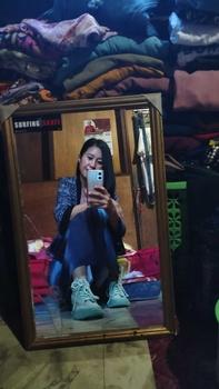 Product Review of PINKEY P018 Sepatu Wanita Sneakers Boots Shoes Canvas Karet from ⚜**a T**️ 0