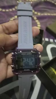 Product Review of jam  tangan original Pria wanita terbaru 2023  rubber segi Digital transparan from I**6 2