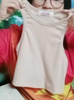 Product Review of SPINNYHOUSE ครอปเสื้อกล้าม เว้าช่วงแขน ใส่ได้ทุกวันทุกลุค งานฮิตติดกระแส ผ้าร่องยืดตามตัว ทรงผ้าเป๊ะม้าก รุ่น บันได O101A from K**k 1