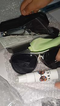 Product Review of (BELI1 GR4T1S 1)FRAME KACAMATA BESI CAT EYE QINAN SERIES Bluecromic Frame Perempuan Antiradiasi Blueray Cewek Lensa Photocromic Glasses Eyewear from r**~ 0