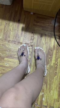 Product Review of (form to lùi size) Sandal Đính Đá Vuông Chiếc Lá Dép Shoes Giày Nữ from N**y 0