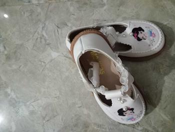 Product Review of Giày Búp Bê Cho Bé Gái Hình Công Chúa Eosa Bạch Tuyết Nơ Bèo Dễ Thương, Giầy Công Chúa Sz 23-35 Cho Bé Gái Từ 3 Tuổi đến 10 Tuổi from L**h J** 0
