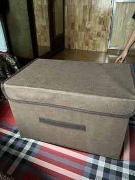 Product Review of Hộp vải Đựng Đồ Đa Năng  Size Lớn Thùng Đựng Quần Áo Đồ Lót Đồ Chơi Gấp Gọn Có Nắp Lắp Ráp from K** T**n 0