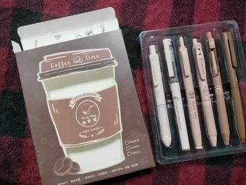 Product Review of 6Pcs/Set Coffee Cappuccino Mocha cafe latte Kawaii Gel Pen Color Highlighter Set School Students Writing Pens Lot Ins Korean Japanese Kawaii School Stationery Supply kids gift from E** O**o 0