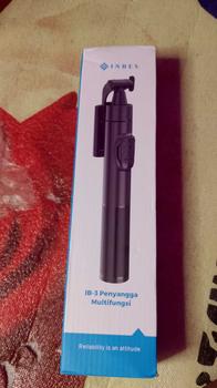 Product Review of 【COD】【24H SHIPPING】INBEX IB-3 Tongsis Tripod handphone hp u holder Professional Free Tripot+Bluetooth Remote Kaki Stabilizer 160CM Lampu Panjang from A**7 1