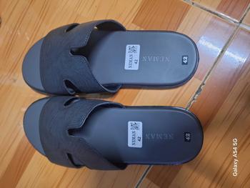 Product Review of Dép Quai Ngang Chữ K NEMAN, Khâu Quai Xuyên Đế, Quai Da Microfiber Không Nổ MS21 Cao Su Đế Bằng DéP from b**h l** 0