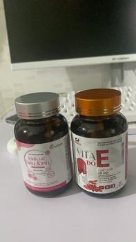 Product Review of -Combo 1 hộp Viên uống bổ sung nột tiết Vita E đỏ hoa anh thảo +2 hộp Trinh Nữ Điều Kinh. Giúp da sáng mịn cân bằng nội tiết, điều hoà kinh nguyệt, hỗ trợ tốt thả bebe(tặng 1 chai Ddvs Lady care  150ml) from T**y 2
