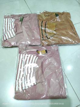 Product Review of QR PROJECT ID - KAOS POLOS OVERSIZE LENGAN PANJANG STRIPE SALUR WITH SLIT from A**a P**✨ 3