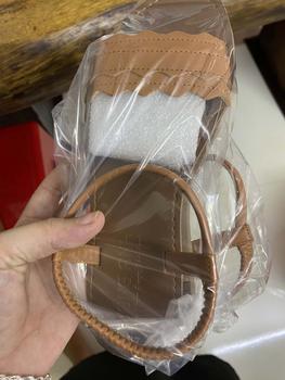 Product Review of GHShoes VD03 - Giày sandal nữ quai lượn sóng mũi tròn đi học đi chơi DéP đi chơi đi làm Chân đế phẳng (1 cm trở xuống) Dép xăng đan Jean Đế Bằng dép  nữ ngang thấp 1402 from B** n** h**g 0