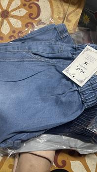 Product Review of quần shock jean bò nam vải jean dày dặn sweat sport 45-95kg from c**2 2