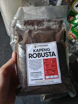 Product Review of [CG] Kapeng Robusta Coffee Beans Ground Dark Roast Fresh Roast 1KG/500G/250G/100G (Wholesale) Kapeng Batangas Dark Roast Espresso Latte Vacuum Packed Brewed Coffee for Coffee Shop by Capital Grains from M** 1