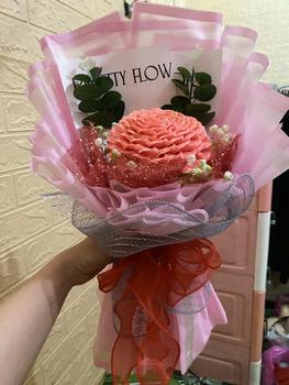 Product Review of Hoa hồng giấy nhún ý size to sale mẫu ngẫu nhiên from T**h M**i ** 0