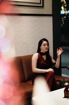 Product Review of T326 Đầm body Dự Tiệc Dáng Dài Cổ Đổ Chất Thun Gân Co Giãn Nhung Women from ᴄ**ʏ ᴍ**ᴏ 🥭** 0