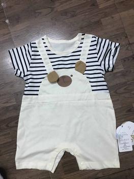 Product Review of Áo Liền Quần ngắn Tay Cho Em Bé Trai Và Bé Gái, Hàng Mới Về Mùa Hè, INS, Làm Bằng Bông, Có Nối Hình Gấu Nhỏ Thiết Kế Hoạt Hình, Thích Hợp Cho Em Bé 0-18 Tháng from B**y 0