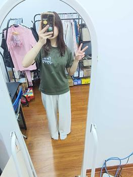 Product Review of Áo Phông Nữ Cổ Tròn Form Babytee Chất Vải Cotton Cao cấp Thoải Mái [B08] Nữ Top Women Cổ Tròn Trắng #áothunnu from H** N**c M** 1